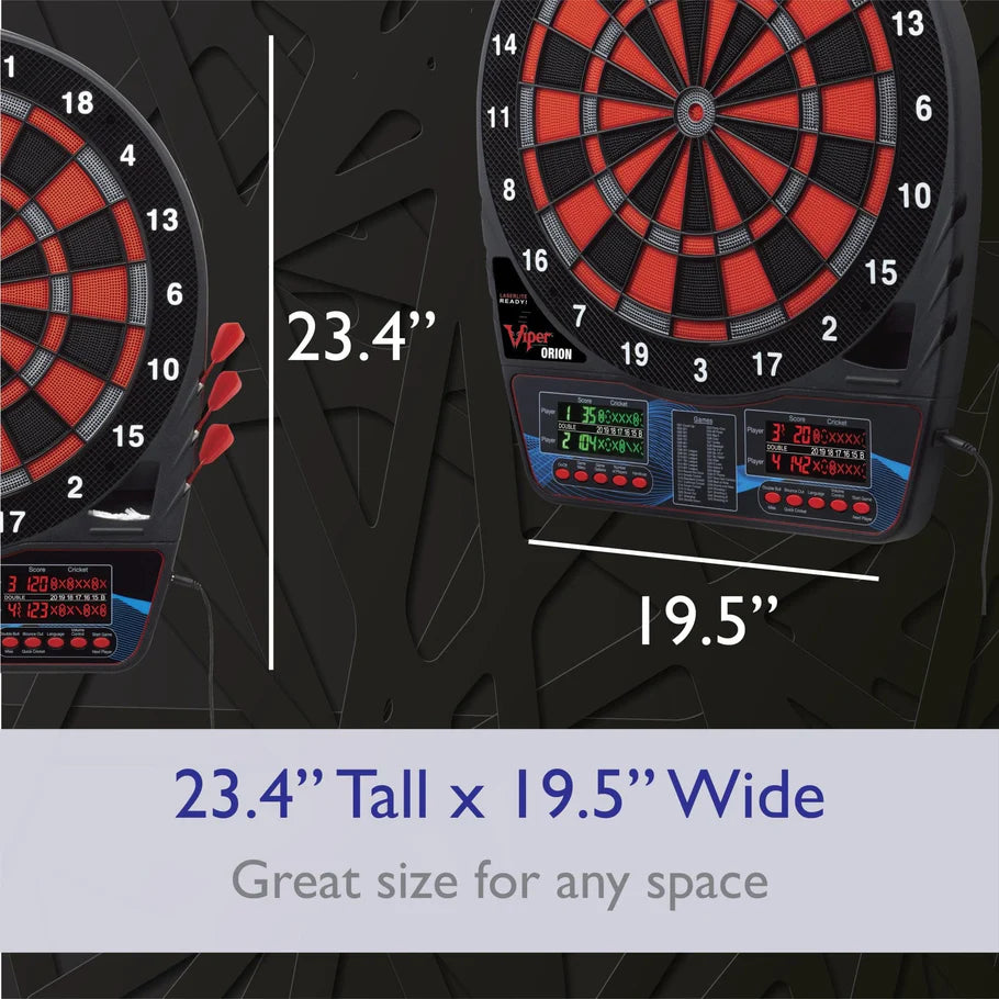 Electronic Dart Target VIPER ULTRA THIN SPIDER Professional