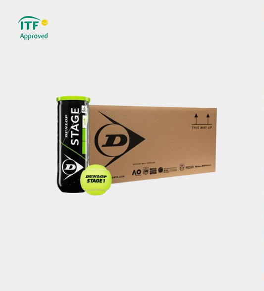 Dunlop STAGE 1 GREEN 3B X 24 (72 balls)