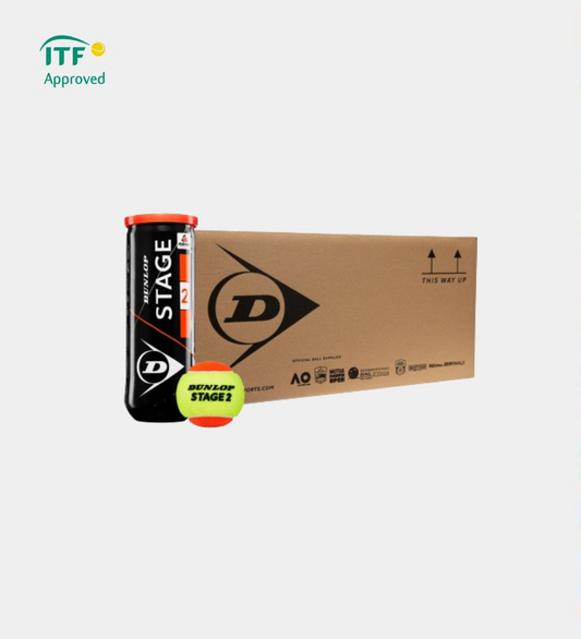 Dunlop STAGE 2 ORANGE 3B X 24 (72 balls) 