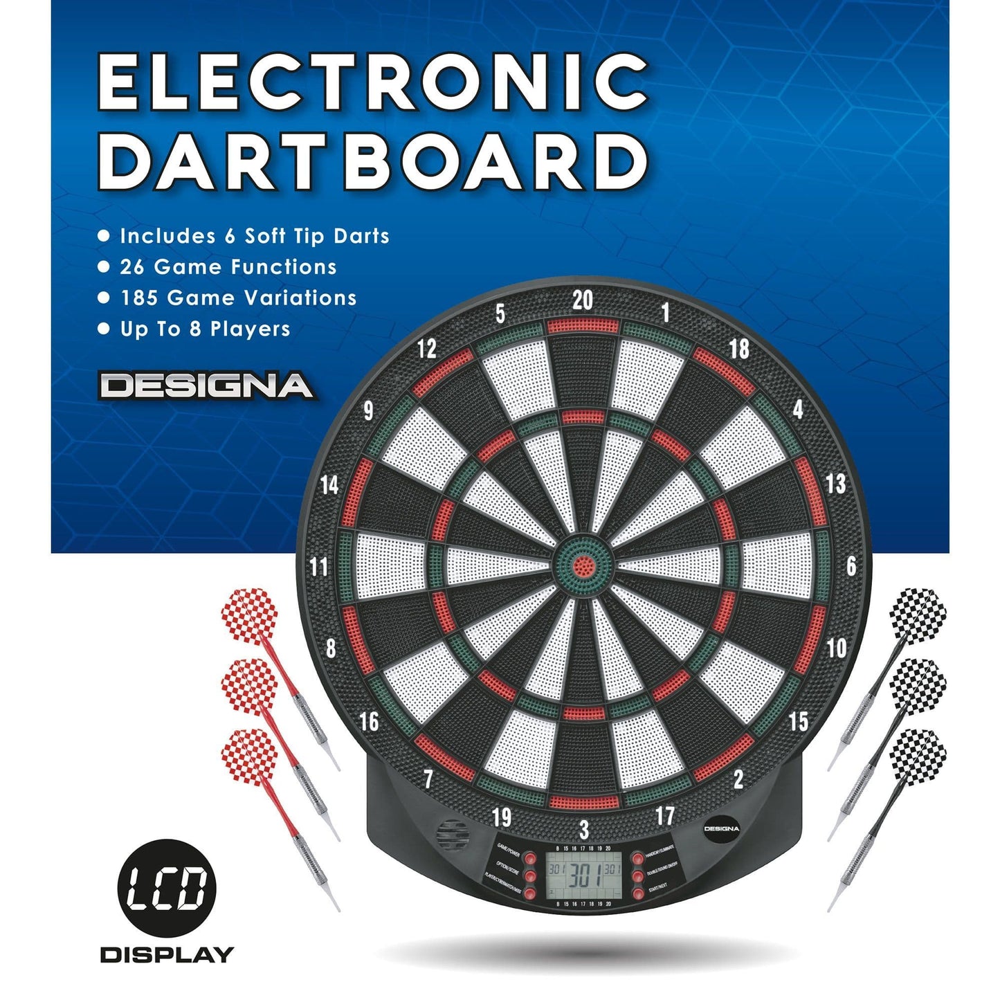 DESIGNA Electric Dart Target